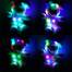 Set Ursulet plus iluminat LED RGB, inaltime 45 cm, albastru + Breloc pentru chei, lungime 12 cm
