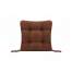 Perna decorativa pentru scaun de bucatarie sau terasa, dimensiuni 40x40cm, culoare Maro
