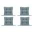 Set Perne decorative pentru scaun de bucatarie sau terasa, dimensiuni 40x40cm, culoare Gri, 4 bucati