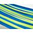 Hamac Bahama Single pentru curte sau gradina, 1 persoana, dimensiuni 200 x 100 cm, capacitate 100kg, albastru/verde