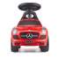 Masinuta Mercedes SLS AMG, volan interactiv cu melodii, scaun reglabil, roti pivotante, capacitate 25kg, culoare rosu