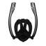 Masca Full Face pentru Snorkeling, Anti-Fog, cu 2 tuburi, suport GoPro, Marimea L/XL, negru