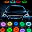 Fir cu lumina ambientala pentru auto , neon ambiental flexibil 2 M Verde Florescent