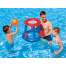 Set plutitor pentru piscina Bestway, cos de Basket pentru copii, cu minge si inele gonflabile, diametru 61cm
