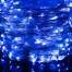 Instalatie luminoasa LED de Craciun, cu 8 functii, 100 led-uri, albastru, 10m, 220V