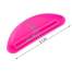Dispozitiv pentru stors tub pasta de dinti sau cosmetice, 9x3.6cm, roz