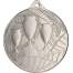 Medalie Sportiva Argint, model 3 Cupe, pentru Locul 2, diametru 5 cm