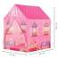 Cort de joaca pliabil tip casuta pentru copii, 95x72x102 cm, culoare roz