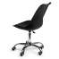 Scaun de birou rotativ, inaltime reglabila, cu perna pentru sezut, culoare negru