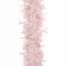 Ghirlanda artificiala, beteala decorativa din pene pentru Craciun, lungime 1.8m, roz