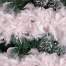 Ghirlanda artificiala, beteala decorativa din pene pentru Craciun, lungime 1.8m, roz