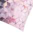 Fata de Perna Decorativa, design abstract, dimensiune 40x40, mov/roz