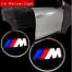 Set 2 Lampi Logo BMW ///M, Holograma Portiere Dedicate BMW Seria 3, 5, 6, 7, GT, Z4