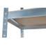 Raft metalic pentru depozitare cu 5 polite, capacitate maxima 175kg/polita, total 875kg, dimensiuni 220x100x45cm