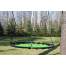 Leagan Balansoar rotund tip cuib pentru curte, gradina sau terasa, capacitate 150kg, diametru 120cm, culoare verde