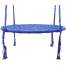 Leagan Balansoar FunFit tip cuib pentru curte, gradina sau terasa, 150kg, 80cm, albastru, cu Franghie de suspendare, lungime 1m, carlige prindere metal