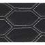 Material hexagon cu gaurele negru/cusatura gri COD: Y03NG MRA36-040621-59