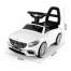 Masinuta Mercedes GLE 63 AMG, volan interactiv cu melodii, faruri LED, capacitate 25kg, culoare alb