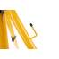 Trepied dublu universal ajustabil pentru 2 proiectoare sau lampi de lucru, inaltime 55-155cm, galben