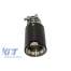 Toba Universala Ornament Sistem de evacuare Carbon Fiber Finisaj Glossy 6.3cm/2.48inch KTX2-GJET-023