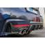 Difuzor Bara Spate Evacuare Dubla BMW Seria 4 F32 F33 F36 (2013-2019) M Performance Design Carbon Film Coating KTX2-RDBMF32MPDOCF