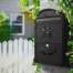 Cutie Postala din otel pentru Exterior AMUND vintage, 2 Chei, 41x25.5 cm, Negru