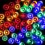 Instalatie luminoasa de Craciun 120 LED-uri, lungime totala 9m , 8 functii, 3x baterii AA, culoare multicolor