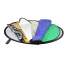 Set 7 Blende Foto Rotunde de Reflexie/Difuzie cu Difuzor, Diametru 60cm, multicolor
