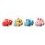 Set de 4 masini senzoriale pentru copii, multicolor