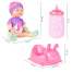 Papusa interactiva pentru copii cu olita si accesorii, 30 cm, roz