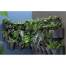 Set 12 ghivece decorative de flori, modular, antracit, 12x0.75 L, 67x17.7x57 cm, Cascade Wall MART-IO2W600W