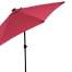 Umbrela pentru gradina, Strend Pro Marakesh 270 cm, cu iluminare solara, 8 x Led FMG-SK-802015