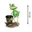 Ghiveci decorativ Strend Pro Metal Frog, inaltime 33 cm, din metal FMG-SK-8090673