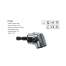 Adaptor bormasina cu cap inclinat Yato YT-04632, unghi 105°, max 1200 rpm, Hex, lungime 37 mm FMG-YT-04632