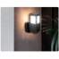 Lampa de gradina Kavak SQ-2, corp aluminiu, de perete, 150x200x90 mm, negru, IP44 FMG-075-015-0002