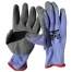 Mănuși de protecție fără cusături Topstrong Grey, cu strat de latex, marimea L FMG-540133