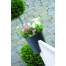 Ghiveci decorativ pentru balustrada Prosperplast White Railing Oval 300, 6l, Alb FMG-SK-255443