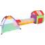 Cort de joaca pentru copii, 3 in 1, igloo si casuta, cu tunel, 200 bile, husa, 375x118x96 cm MART-00002881-IS