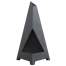 Incalzitor de terasa/gradina, Triangular Pyramid KRO-1071, Otel, Negru, 1200x700x700 mm, grosime 3 mm FMG-KRO-1071