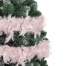 Ghirlanda artificiala, beteala decorativa din pene pentru bradul de Craciun, lungime 3 m, roz