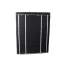 Dulap Haine Portabil cu 10 Rafturi si Suport Umerase, Material Textil, 162x125x42 cm, culoare Negru