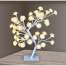 Decoratiune iarna, copac cu frunze, LED, 3xAA, 45 cm MART-8090256