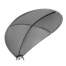 Sezlong pentru gradina, tip leagan, metalic, cu parasolar, gri, 76x178x183 cm, Malatec MART-00012115-IS