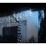 Instalatie Craciun tip perdea turturi, 12 m, 300 LED-uri, 8 moduri de iluminare, alb rece