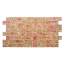 Panou decorativ, PVC, model piatra 3D, nuante maro rosiatic, 96x48.5 cm MART-PVC0052