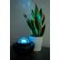 Lampa de noptiera cu proiector, muzicala, LED, telecomanda, bluetooth, incarcare USB, negru, 17x13 cm, Isotrade MART-00014850-IS