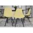 Set 4 scaune stil scandinav, Artool, Osaka, PP, lemn, crem si negru, 46x54x81 cm MART-3599_1S