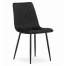 Set 4 scaune stil scandinav, Artool, Turin, catifea, metal, negru, 44.5x53x88.5 cm MART-3660_1S