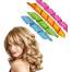 Set 18 bigudiuri spiralate multicolore, ideale pentru bucle, Magic Leverag