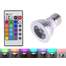 Bec Smart LED RGB Multicolor E27, Putere 3W, 16 culori cu control de la distanta din telecomanda